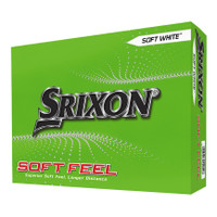 Srixon Soft Feel Golf Balls, Soft White Srixon Soft Feel Golf Balls, Soft White