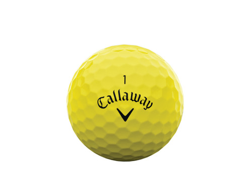 Callaway Warbird Yellow Golf Balls (2023)