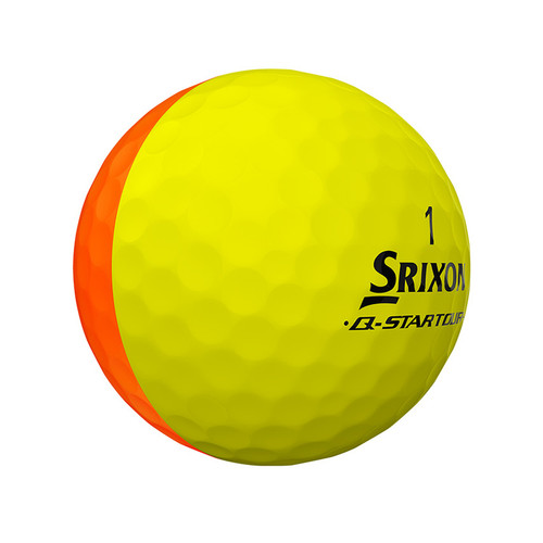 Srixon Q-Star Tour Divide Golf Balls, Yellow/Orange (2024)