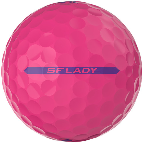 Srixon Soft Feel Lady Golf Balls, Passion Pink