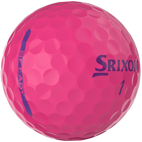 Srixon Soft Feel Lady Golf Balls, Passion Pink
