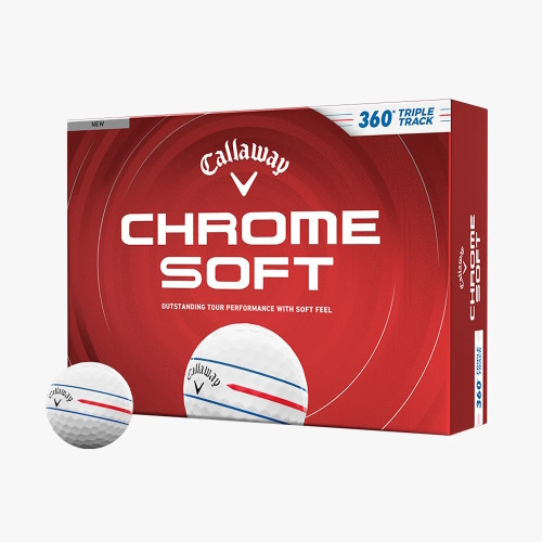Chrome Soft 360 Triple Track Golf Balls