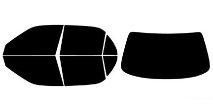 Precision Films PreCut Window Tint Kit – Fits Toyota Corolla Wagon 1993-1996, Any VLT Shade (Nano Carbon Dyed)