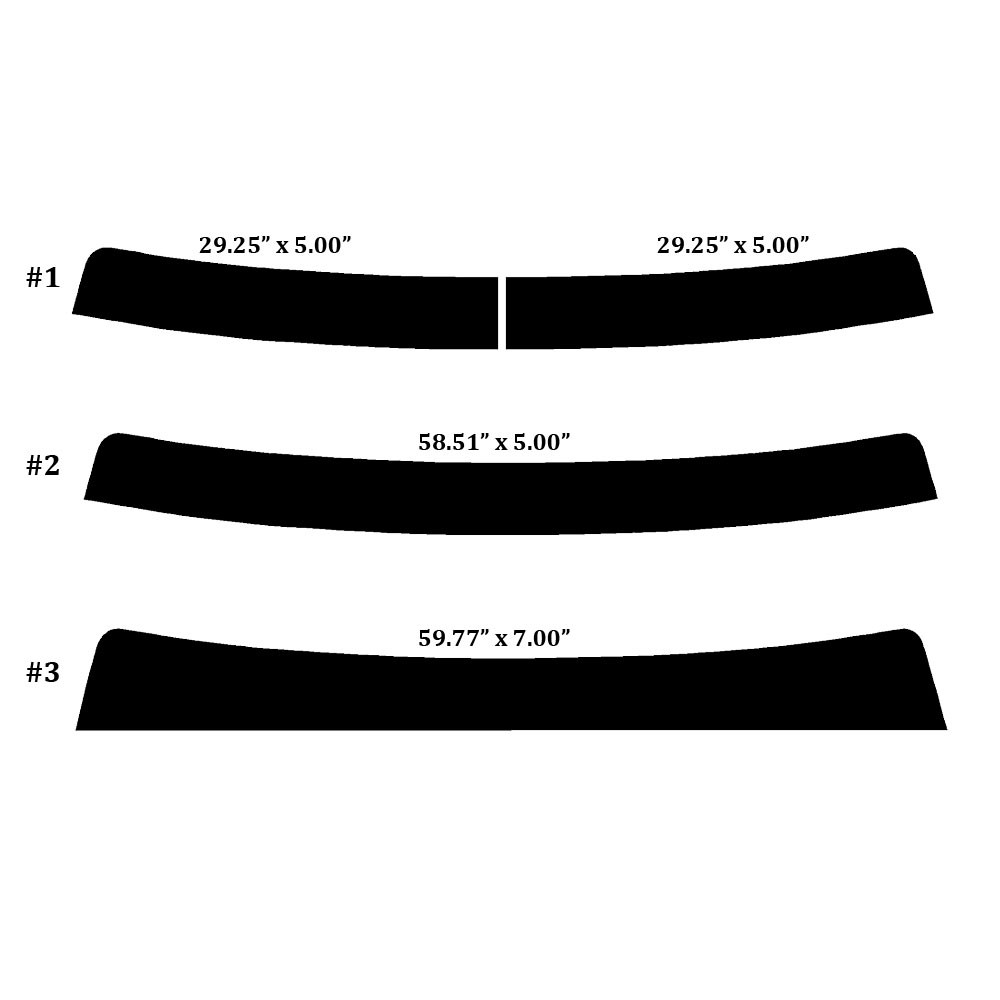 Rvinyl Kit De Tinte De Ventana Compatible Con Ford F-250 1980-1991 (2 Puertas) - Kit Completo De Precorte - 35