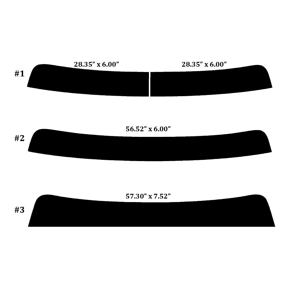 1997-2003 Ford F-150 Truck (Visor / EyeBrow) Precut Window Tint