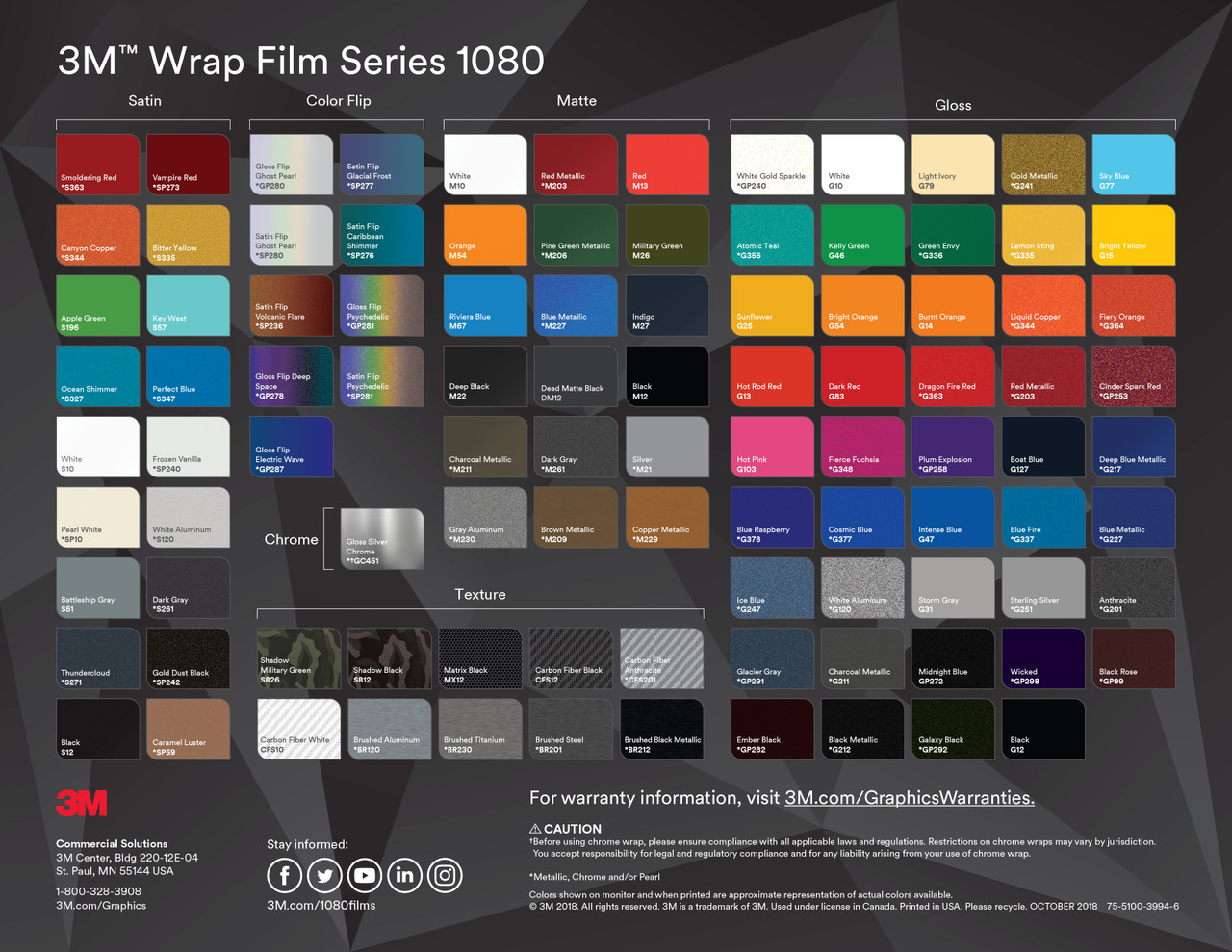 3M™ 1080 Series Texture Vinyl Vehicle Wrap