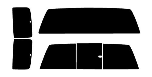 PreCut Window Tint Kit – Chevy S-10 Crew Cab 2001-2005 – Precision Films, Nano Carbon