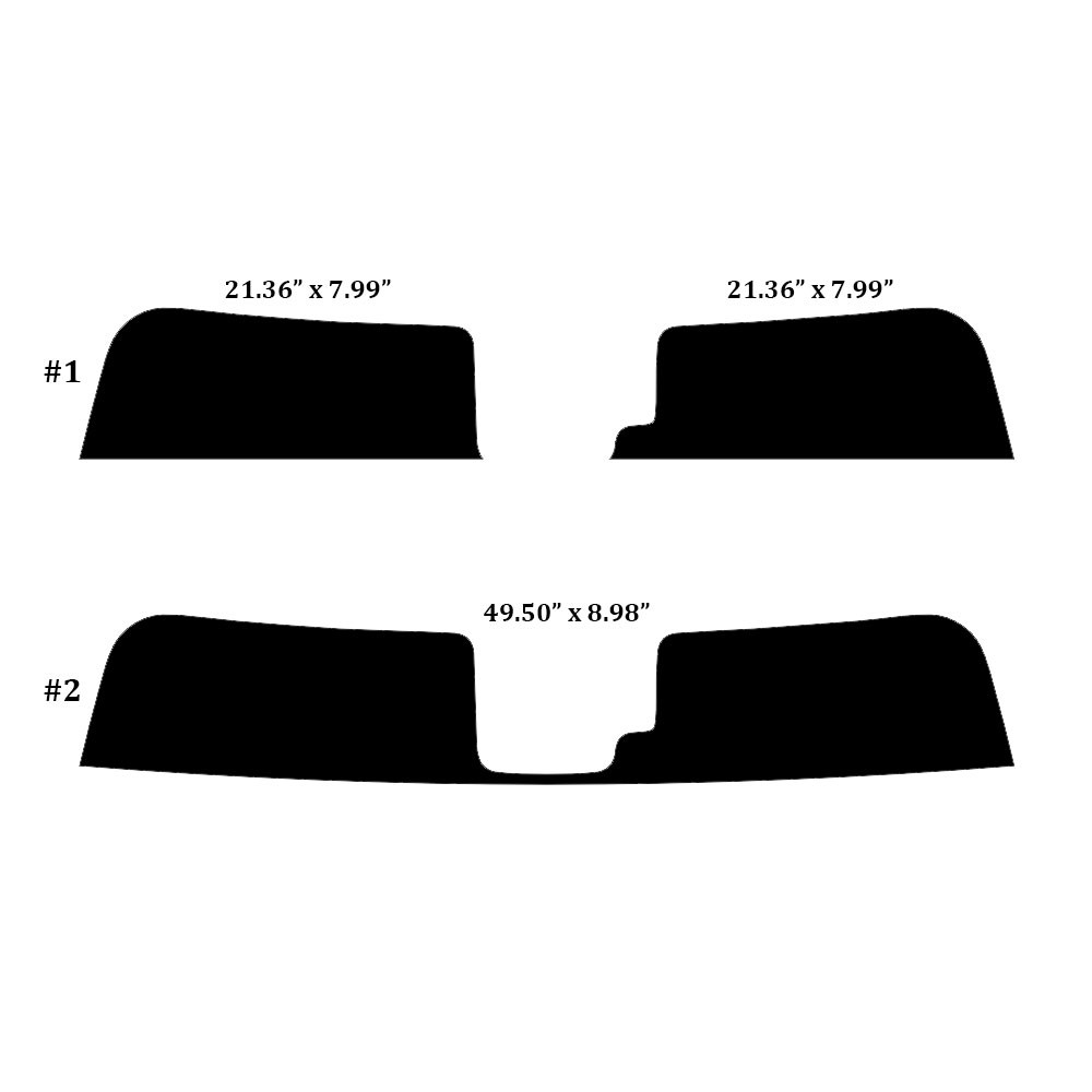 2025-2026 Toyota Crown Signia (Visor / EyeBrow) Precut Window Tint