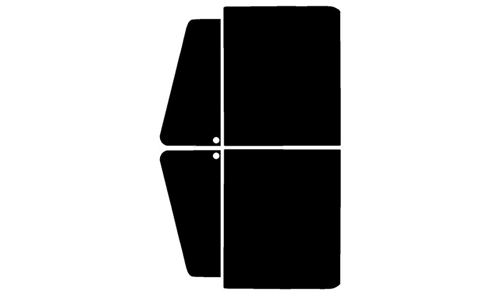 1988-2005 Mack Conventional CH-Series (Front Windows) Precut