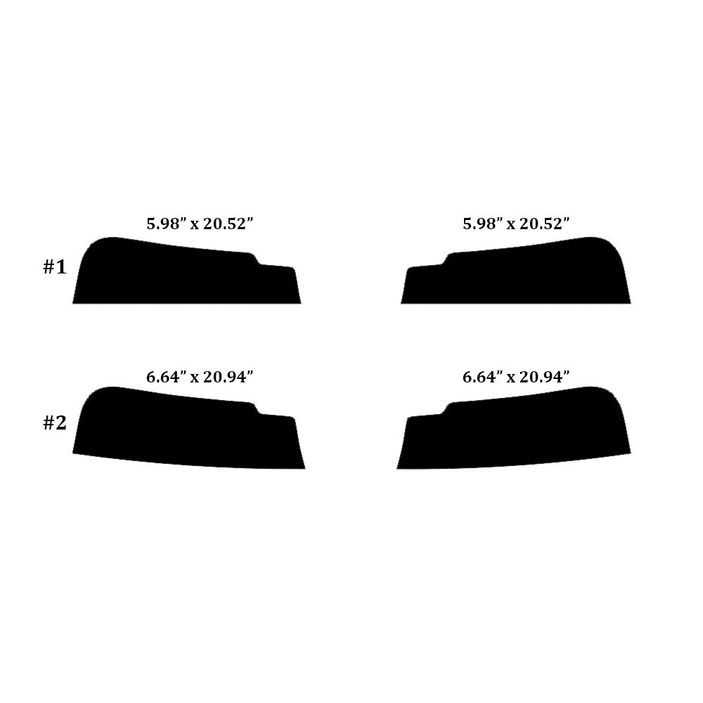 film style tint 18マジェスタ 5% 2026-2027 Mazda CX-5 (Visor / EyeBrow) Precut Window Tint Kit