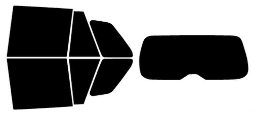 2006-2013 Suzuki Grand Vitara Rear Car Precut Window Tint Kit