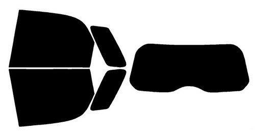 2007-2013 Suzuki SX4 Rear Car Precut Window Tint Kit