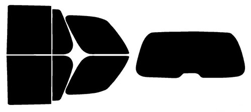 2004-2007 Buick Rainier Rear Car Precut Window Tint Kit
