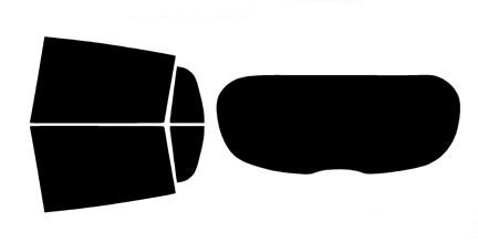 2017-2019 Infiniti QX30 Rear Car Precut Window Tint Kit