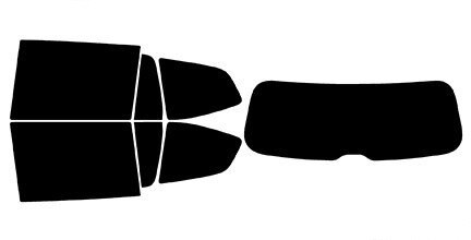 2018-2026 Volkswagen Atlas Rear Car Precut Window Tint Kit