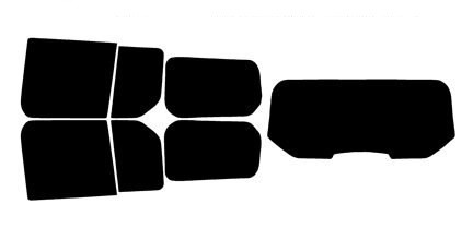 2014-2022 Ford Transit Connect Passenger Van Rear Car Precut Window Tint Kit