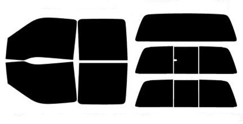 1999-2007 Ford F-250 F-350 Superduty Crew Cab Full Car Precut Window Tint Kit