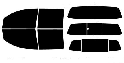 2004-2015 Nissan Titan Crew Cab Full Truck Precut Window Tint Kit