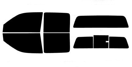 2004-2012 Chevrolet Colorado Crew Cab Full Truck Precut Window Tint Kit