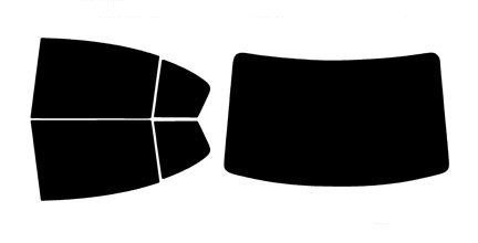 2010-2014 Subaru Legacy Rear Car Precut Window Tint Kit