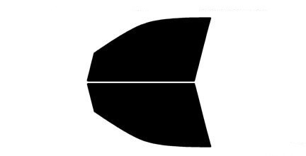 2000-2006 Acura MDX Front Windows Precut Window Tint Kit