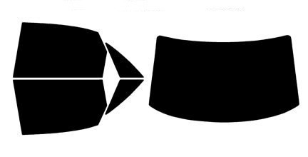 2002-2008 Audi A4 Rear Car Precut Window Tint Kit