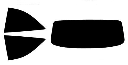 2010-2017 Audi A5 Convertible Rear Car Precut Window Tint Kit