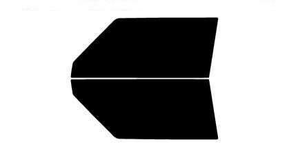 1997-2001 Jeep Cherokee 2-Door Front Windows Precut Window Tint Kit