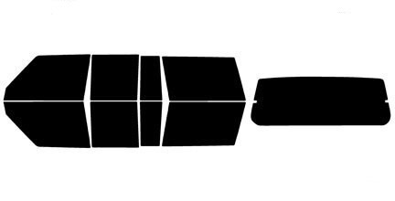 1997-2001 Jeep Cherokee 4-Door Full Car Precut Window Tint Kit