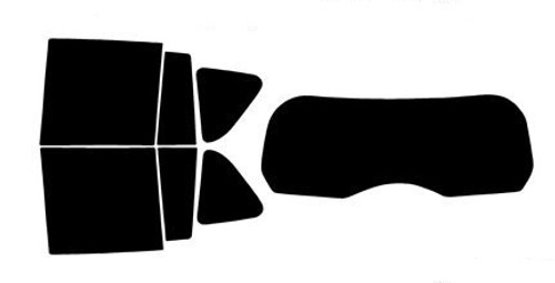 2007-2016 Jeep Compass Rear Car Precut Window Tint Kit