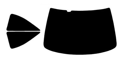1998-2002 Honda Accord Coupe Rear Car Precut Window Tint Kit
