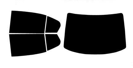 2008-2012 Honda Accord Sedan Rear Car Precut Window Tint Kit