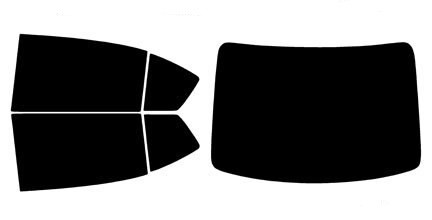 2013-2017 Honda Accord Sedan Rear Car Precut Window Tint Kit