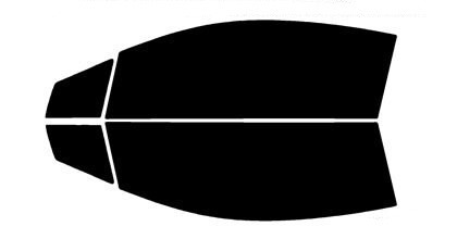 2012-2015  Honda Civic Coupe Front Windows Precut Window Tint Kit