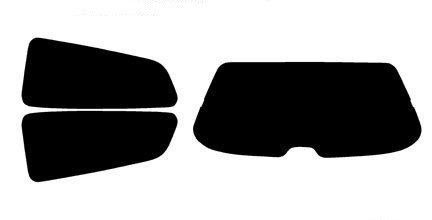 2001-2005 Honda Civic Hatchback Rear Car Precut Window Tint Kit