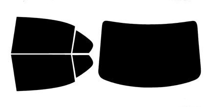 2011-2018 Volkswagen Jetta Rear Car Precut Window Tint Kit