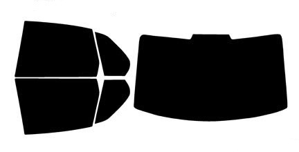 2006-2010 Volkswagen Jetta Rear Car Precut Window Tint Kit