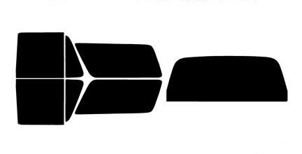 1990-1995 Toyota 4Runner Rear Car Precut Window Tint Kit