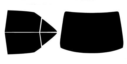 2012-2017 Toyota Camry Rear Car Precut Window Tint Kit