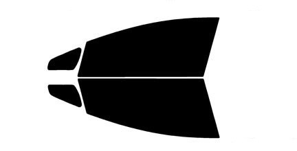 2010-2015 Toyota Prius Front Windows Precut Window Tint Kit