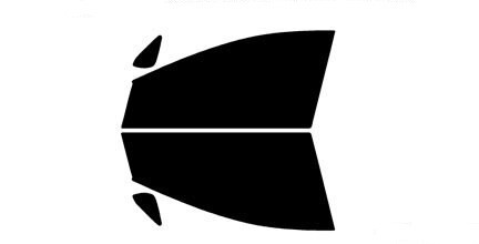 2004-2009 Toyota Prius Front Windows Precut Window Tint Kit