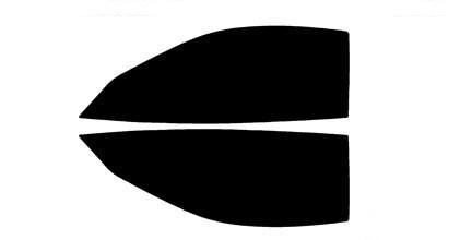 2005-2013 Chevrolet Corvette Coupe Front Windows Precut Window Tint Kit