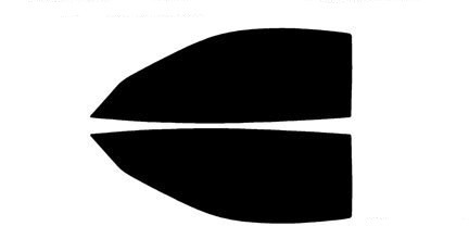 1997-2004 Chevrolet Corvette Coupe Front Windows Precut Window Tint Kit