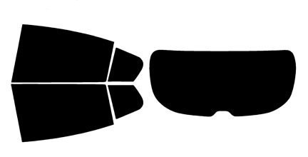 2017-2019 Chevrolet Cruze Hatchback Rear Car Precut Window Tint Kit