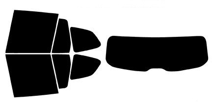 2018-2024 BMW X3 Rear Car Precut Window Tint Kit