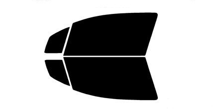 2011-2015 Chevrolet Volt Front Windows Precut Window Tint Kit