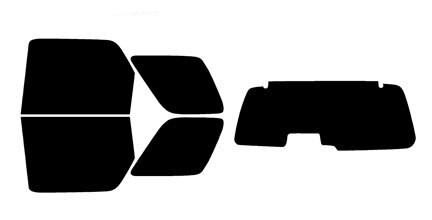 2001-2007 Ford Escape Rear Car Precut Window Tint Kit
