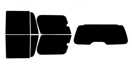 2007-2017 Ford Expedition Rear Car Precut Window Tint Kit