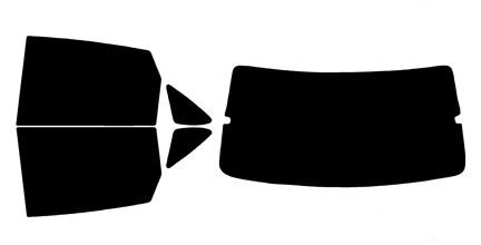 2008-2011 Ford Focus Sedan Rear Car Precut Window Tint Kit