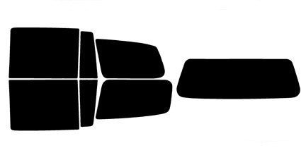 2004-2009 Dodge Durango Rear Car Precut Window Tint Kit